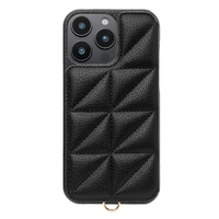 ユニケース iPhone 16 Pro Max用Triangle Puffy Case ブラック UNI-CSIP24LP-2TPBK