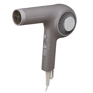 テスコム プロフェッショナルプロテクトイオンヘアードライヤー Nobby by TESCOM スモーキーグレー NIB400A-H-イメージ2