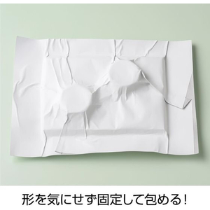 ヒサゴ テープのいらない梱包紙 白厚紙 開封注意 A4 50枚 FC869YM-KPN101-イメージ5