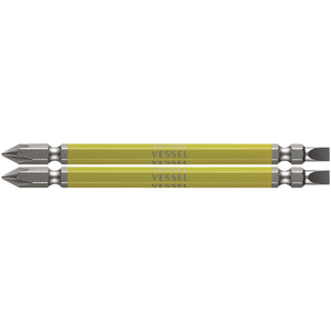 ベッセル（ＴＮ） 剛彩ビット　２本組　（両頭コンビ）　＋１／－５×１１０ｍｍ GS141511-イメージ1