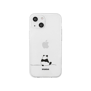 AKAN iPhone 15用ソフトクリアケース パンダ AK25622I15-イメージ1