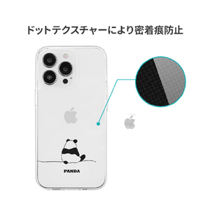 AKAN iPhone 15用ソフトクリアケース パンダ AK25622I15-イメージ12