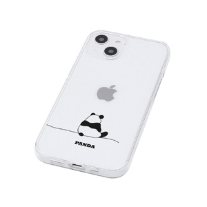 AKAN iPhone 15用ソフトクリアケース パンダ AK25622I15-イメージ2
