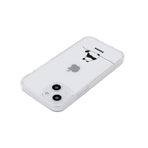 AKAN iPhone 15用ソフトクリアケース パンダ AK25622I15-イメージ3
