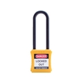 IFAM/ロックアウト用南京錠 ナイロン製シャックル ツル長 黄 0 44806 FC302VC-3860965