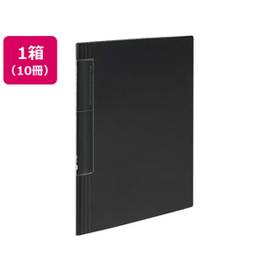 コクヨ クリヤーブック〈ノビータ〉ウェーブカットA4 20ポケット 黒 10冊 1箱(10冊) F864796-ﾗ-TN560D-イメージ1