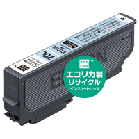 エコリカ リサイクルインクカートリッジ ライトシアン ECI-E70L-LC