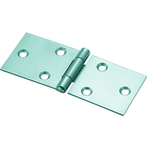 トラスコ中山 TRUSCO スチール製横長蝶番 三価クロムメッキ仕上げ 全長32mm4個 FC130ER-2336235-イメージ1