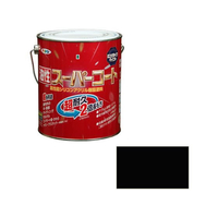 アサヒペン 油性スーパーコート 1.6L ツヤ消し黒 FC386NV