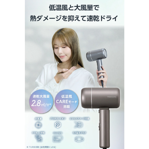 テスコム プロテクトイオン ヘアドライヤー グレー TD462A-H-イメージ2