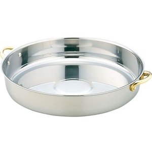 玉虎堂製作所 MA 18-0両手付 すき焼鍋 17cm FCM8747-013203002-イメージ1
