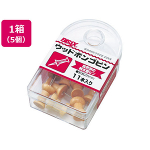 ミツヤ ウッドボンゴピン 11本×5 FC12648-BX1-3-WD-イメージ1