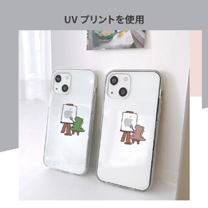 AKAN iPhone 15用ソフトクリアケース グリーン AK25623I15-イメージ11