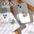 AKAN iPhone 15用ソフトクリアケース グリーン AK25623I15-イメージ4