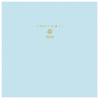 ハクバ ペーパースクウェア台紙 6切サイズ 3面(角×3枚) No.1770 ブルー M1770-6-3BL