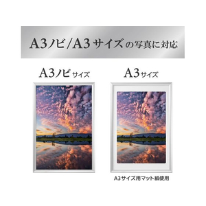 ハクバ アルミ額縁 PEORIA+ ペオリア プラス A3ノビ FC181PJ-FAPEP-SVA3N-イメージ4