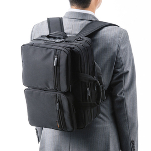 サンワサプライ 3WAYビジネスバッグ(出張用) ブラック BAG-3WAY21BK-イメージ2