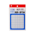 ニチバン マイタックカラーラベル 白 直径8mm 88片×12シート FC259NU-ML-151N5