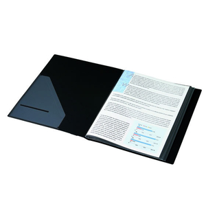 キングジム クリアーファイル カラーベース B4タテ 20ポケット 青 1冊 F814828-142Cｱｵ-イメージ2
