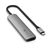 SATECHI 6-in-1 USB-C Slim Multiport Adapter Space Gray PST-P6SM-イメージ2