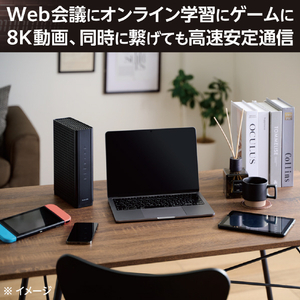 エレコム Wi-Fi 7 5765+2882+688Mbps セキュリティ搭載10Gルーター ブラック WRC-BE94XSD-B-イメージ5