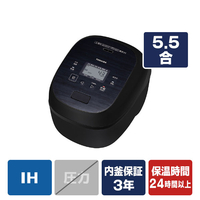 東芝 真空IHジャー炊飯器(5．5合炊き) 炎匠炊き グランブラック RC-10RXB(K)