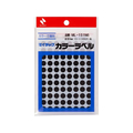 ニチバン マイタックカラーラベル 黒 直径8mm 88片×12シート FC260NU-ML-151N6