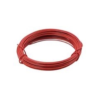 トラスコ中山 TRUSCO　カラー針金　小巻タイプ・20番手　赤　線径0．9mm TCWS-09R