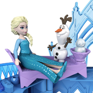 マテルHA JNJ29 アナと雪の女王 エルサとこおりのおしろ(かさねるおしろシリーズ!ミニドール) ｱﾅﾕｷｶｻﾈﾙｵｼﾛｴﾙｻｺｵﾘﾉｵｼﾛR2-イメージ3