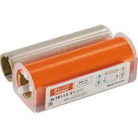 マックス ビーポップ 詰替え用インクリボン 100タイプ 標準色 SL-TR112オレンジ FCJ327T-IL92330