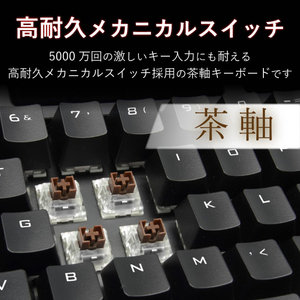 エレコム メカニカルゲーミングキーボード ブラック TK-G01UKBK-イメージ3