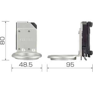 ＴＪＭデザイン 着脱式工具ホルダーアルミ ハンマー3穴 銀10310580ハンマー3穴 FC000CD-1024583-イメージ2