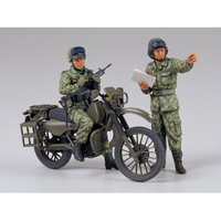 タミヤ 1/35 陸上自衛隊 オートバイ偵察セット 1/35 ミリタリーミニチュアシリーズ No.245 ﾀﾐﾔMM ｵｰﾄﾊﾞｲ ﾃｲｻﾂｾﾂﾄ ｶｲ