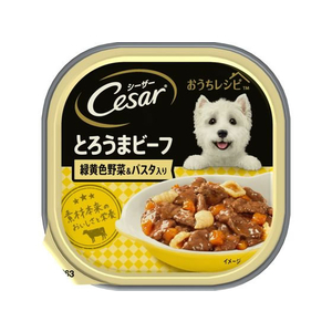 マースジャパン シーザー おうちレシピ とろうまビーフ 緑黄色野菜&パスタ入り 100g FC120NA-CEH2-イメージ1