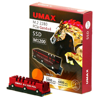 UMAX M．2 2280 PCIe Gen4×4 SSD M1200 2TB UMAX SSD M1200 UM-SSDNV44M1200-2T
