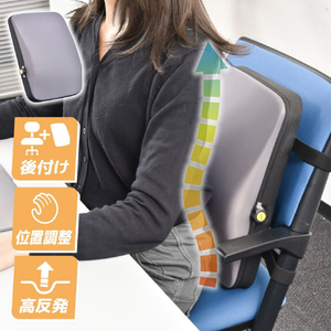サンコー 高反発ランバーサポート グレー FRADBACGY-イメージ4