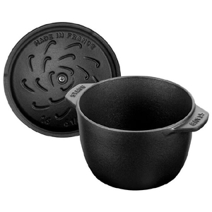 Staub 1251625ココット de GOHAN M Staub ブラック 40509-655-0ｺﾞﾊﾝMﾌﾞﾗﾂｸ-イメージ7