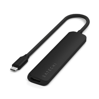 SATECHI 6-in-1 USB-C Slim Multiport Adapter Black PST-P6SK