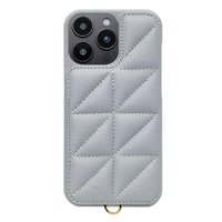 ユニケース iPhone 16 Pro Max用Triangle Puffy Case ペールブルー UNI-CSIP24LP-2TPPB