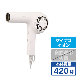 テスコム プロフェッショナル トライバランスイオン(TM) ヘアドライヤー ホワイトアッシュ NIB400B-W-イメージ1