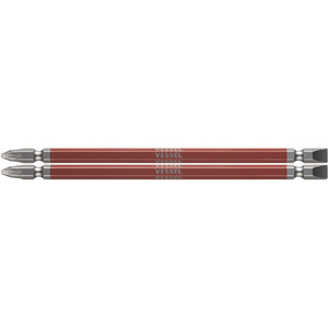 ベッセル（ＴＮ） 剛彩ビット　２本組　（両頭コンビ）　＋２／－６×１５０ｍｍ GS142615-イメージ1