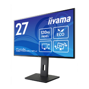 マウスコンピューター 27型  IPS方式 フルHD 液晶ディスプレイ iiyama ブラック XB2792HSU-B1J-イメージ2