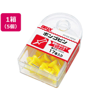 ミツヤ ボンゴピン 黄 17本×5 FC12650-BX1-3-YL