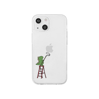 AKAN iPhone 15用ソフトクリアケース グリーン AK25625I15