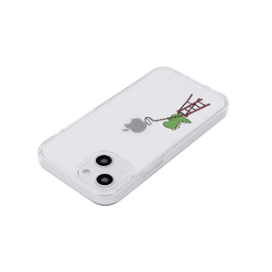 AKAN iPhone 15用ソフトクリアケース グリーン AK25625I15-イメージ3