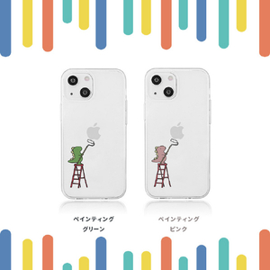 AKAN iPhone 15用ソフトクリアケース グリーン AK25625I15-イメージ5