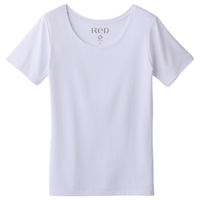 MTG ReD バイタルテック Uネックインナー半袖 LL ReD ホワイト LLサイズ VW-AC-02D-LL