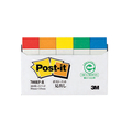 3M ポスト・イット 見出し 再生紙 50×15mm 5色（色帯） 5冊 F808153-700RP-R