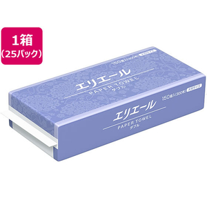 大王製紙 エリエール ペーパータオルダブル 150組×25パック F815101-(171231)-イメージ1