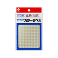 ニチバン マイタックカラーラベル 金 直径8mm 88片×8シート FC261NU-ML-151N9